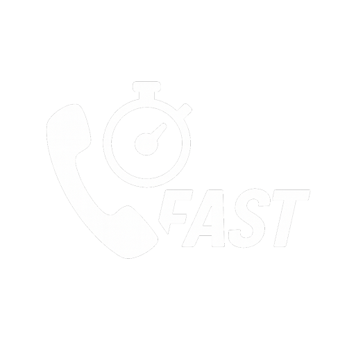 “FAST” icon with phone and stopwatch — rapid response times and minimal downtime for Twin Cities businesses with McNallan Technology’s managed IT services